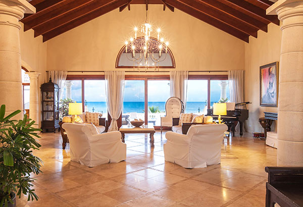 sandcastle villa living room