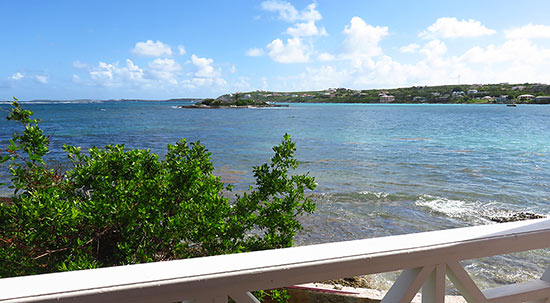 view from lower level renovated room